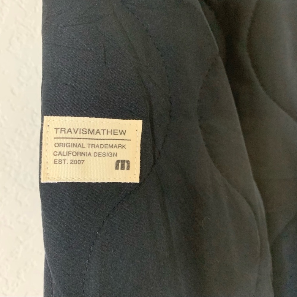 Travis Mathew black Mens come what may full zip jacket L NWT - Picture 12 of 12